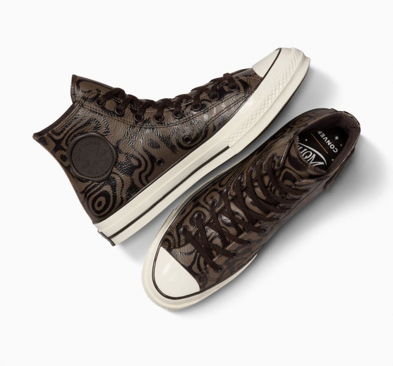 Baskets Montantes Converse X Wonka Chuck 70 Blanche Femme | TDL-0567990