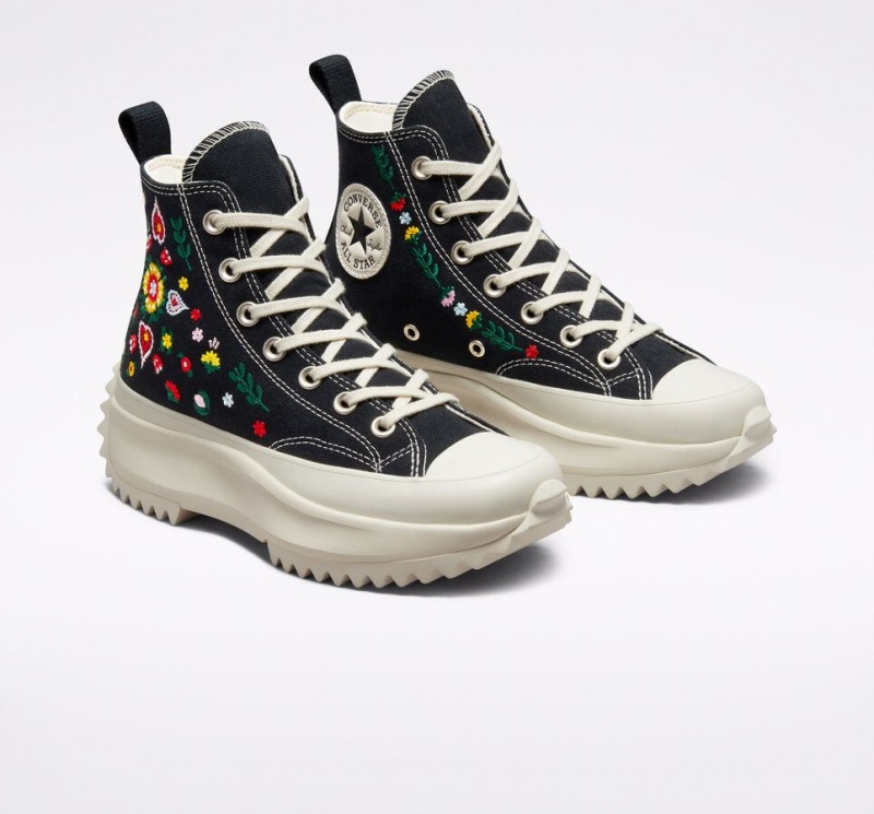 Basket Plateforme Converse Run Star Hike Floral Embroidery  | BOO-7173419