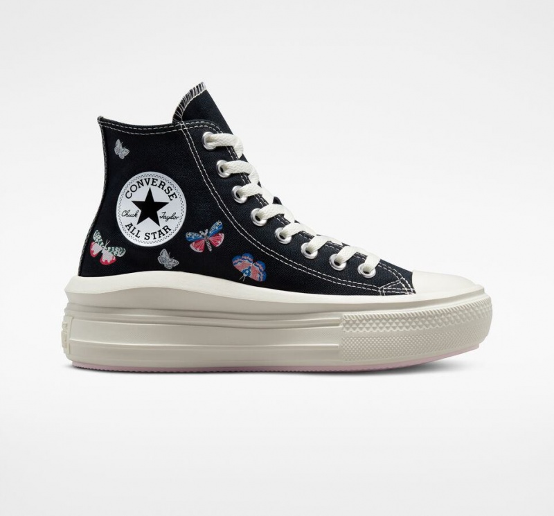 Baskets Montantes Converse Chuck Taylor All Star Move Platform Butterfly Wings  | MBC-0828086