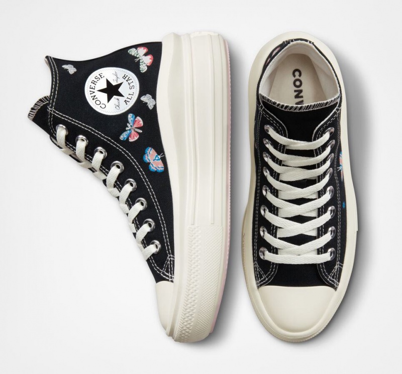 Baskets Montantes Converse Chuck Taylor All Star Move Platform Butterfly Wings  | MBC-0828086