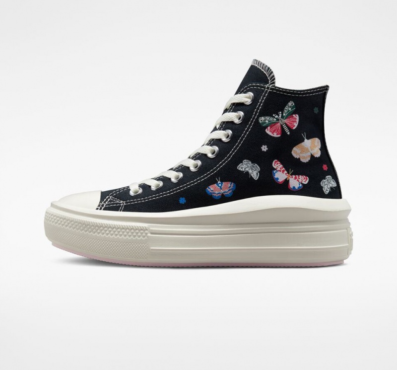 Baskets Montantes Converse Chuck Taylor All Star Move Platform Butterfly Wings  | MBC-0828086