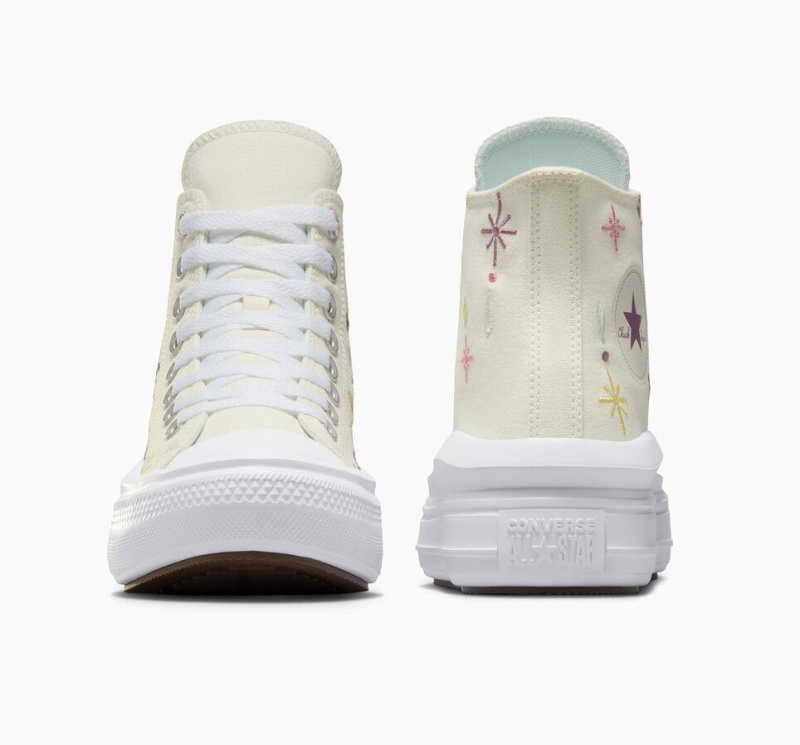 Baskets Montantes Converse Chuck Taylor All Star Move Platform Alchemy Embroidery  | PDE-0847107