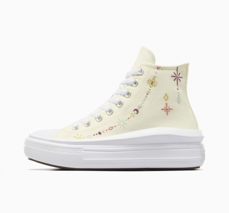 Baskets Montantes Converse Chuck Taylor All Star Move Platform Alchemy Embroidery  | PDE-0847107