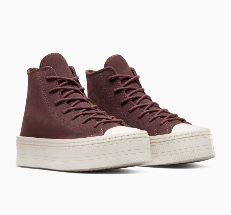 Basket Plateforme Converse Chuck Taylor All Star Modern Lift Platform Suede  | JPC-1556080