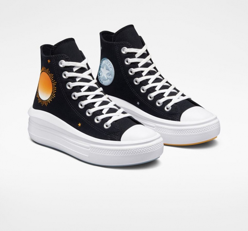 Baskets Montantes Converse Chuck Taylor All Star Move Platform Celestial  | YLM-4507075