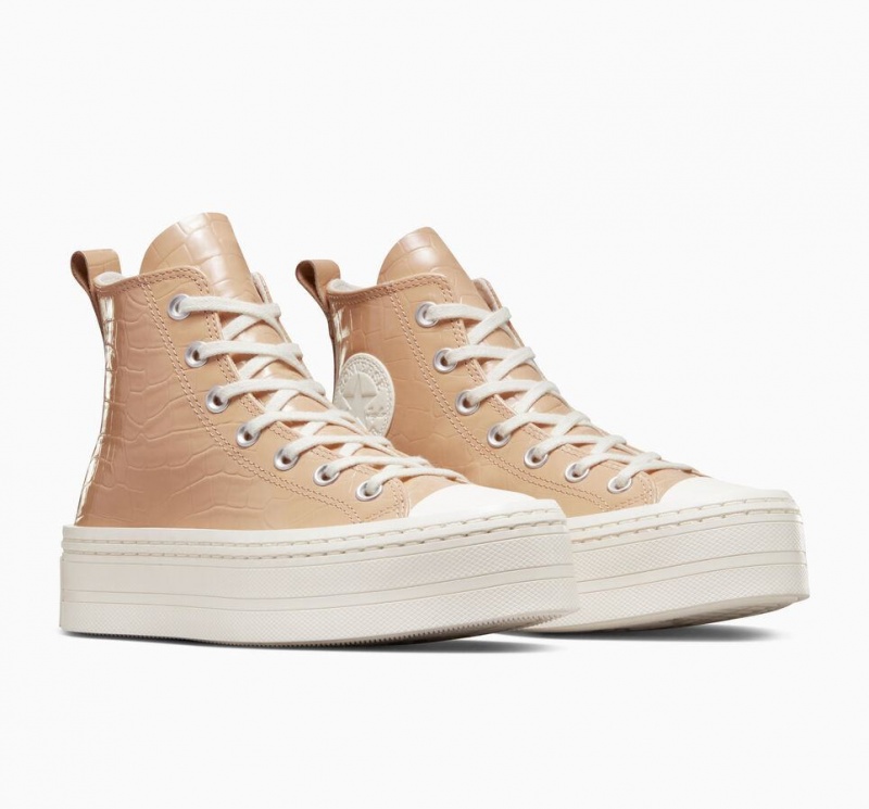 Basket Plateforme Converse Chuck Taylor All Star Modern Lift Platform Embossed  | TZT-4873536