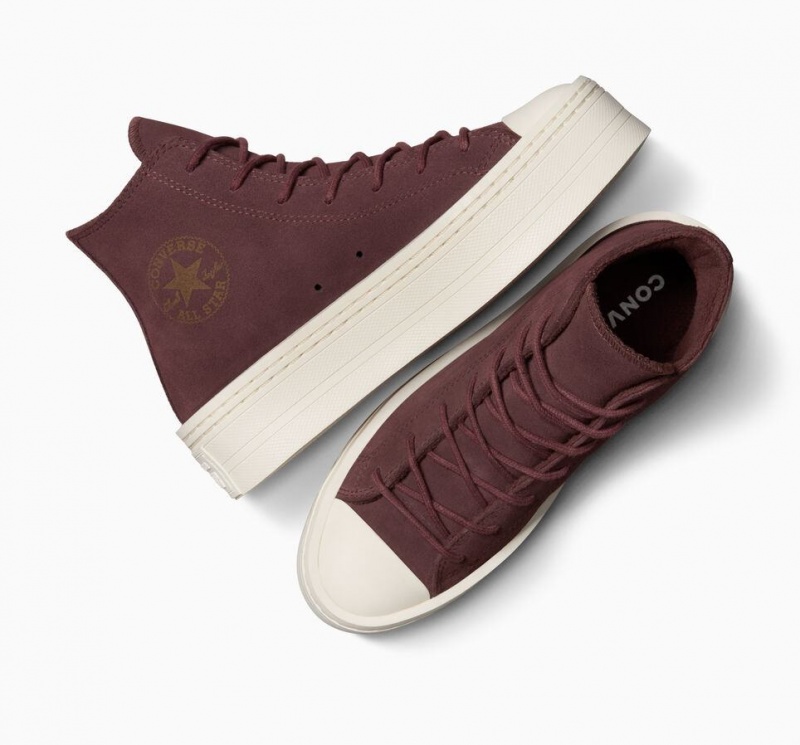 Basket Plateforme Converse Chuck Taylor All Star Modern Lift Platform Suede  | JPC-1556080