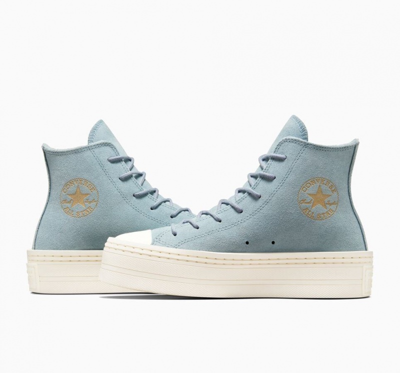 Basket Plateforme Converse Chuck Taylor All Star Modern Lift Platform Suede  | CCI-9828297