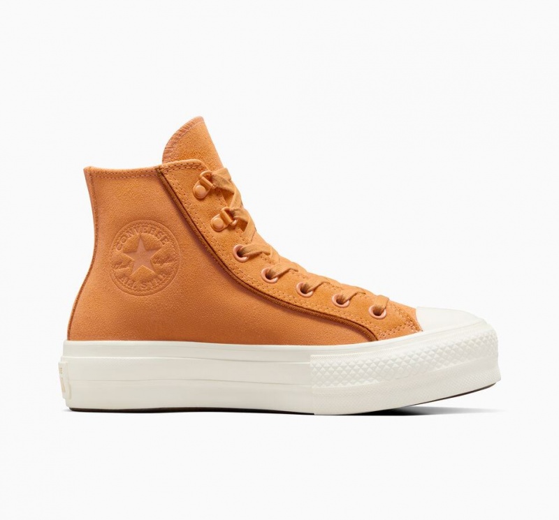 Baskets Montantes Converse Chuck Taylor All Star Lift Platform Suede  | WXS-5330285