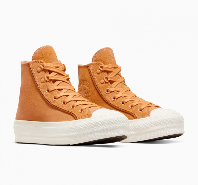 Baskets Montantes Converse Chuck Taylor All Star Lift Platform Suede  | WXS-5330285