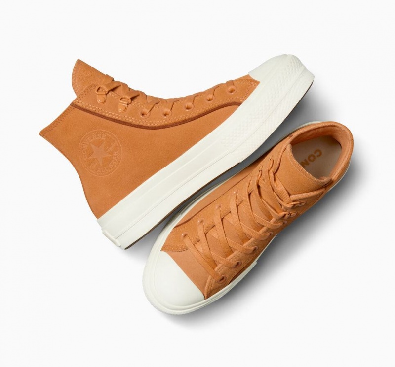 Baskets Montantes Converse Chuck Taylor All Star Lift Platform Suede  | WXS-5330285