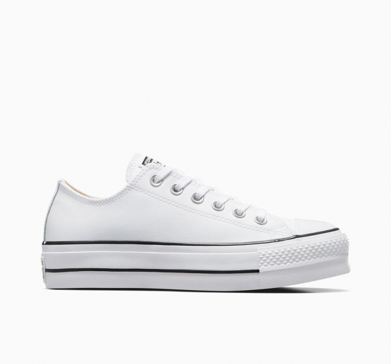 Basket Basse Converse Chuck Taylor All Star Lift Platform Leather  | PJY-9969186