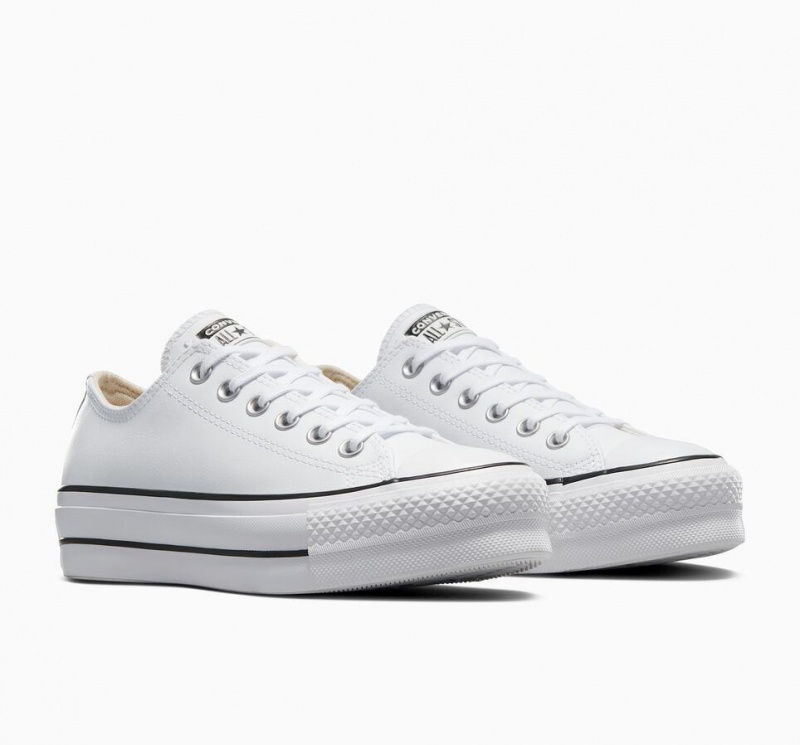 Basket Basse Converse Chuck Taylor All Star Lift Platform Leather  | PJY-9969186