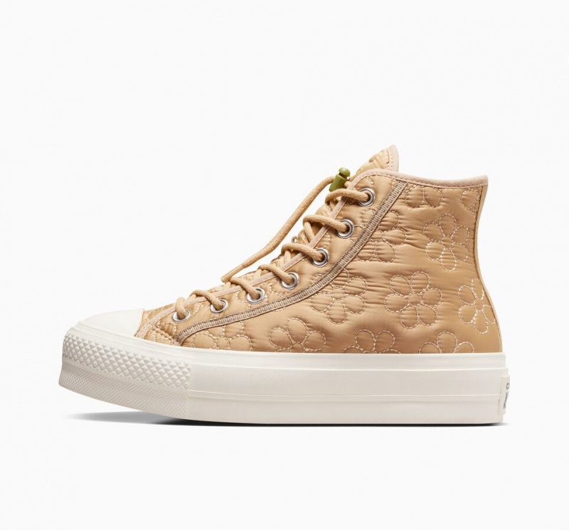 Baskets Montantes Converse Chuck Taylor All Star Lift Platform Quilted  | XCP-1002920