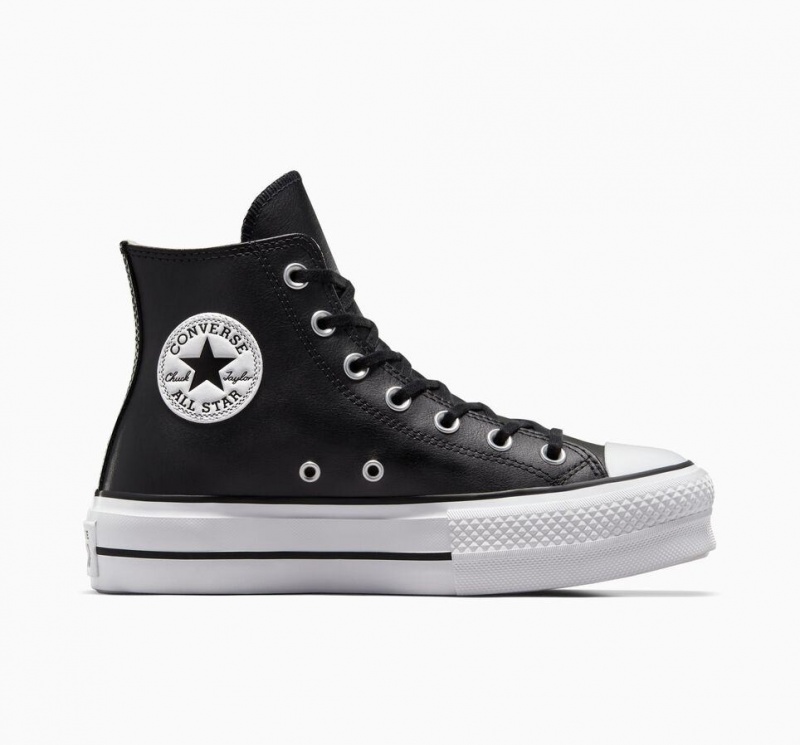 Baskets Montantes Converse Chuck Taylor All Star Lift Platform Leather  | QEG-0501512