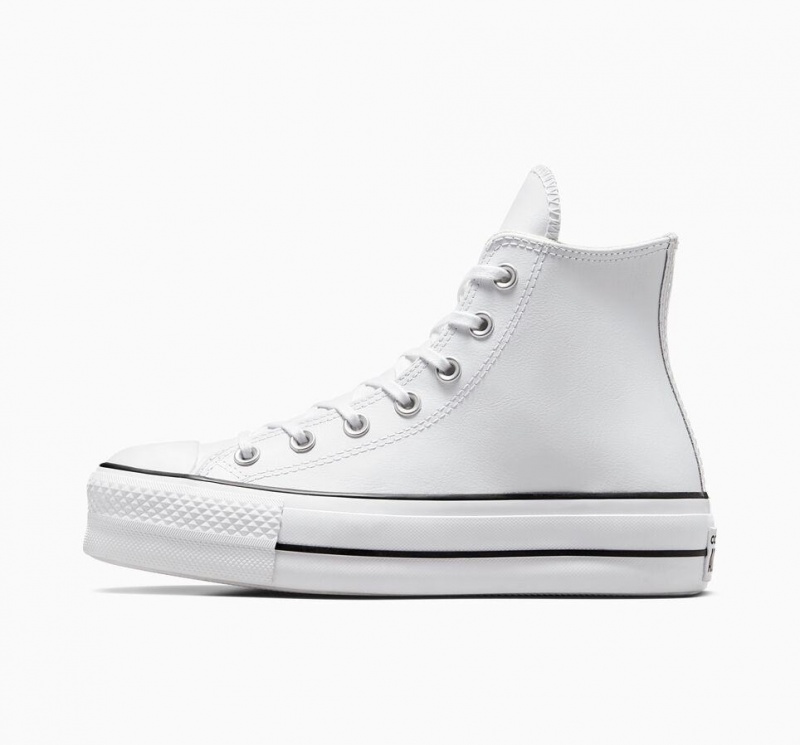 Basket Basse Converse Chuck Taylor All Star Lift Platform Leather  | VVT-3884932