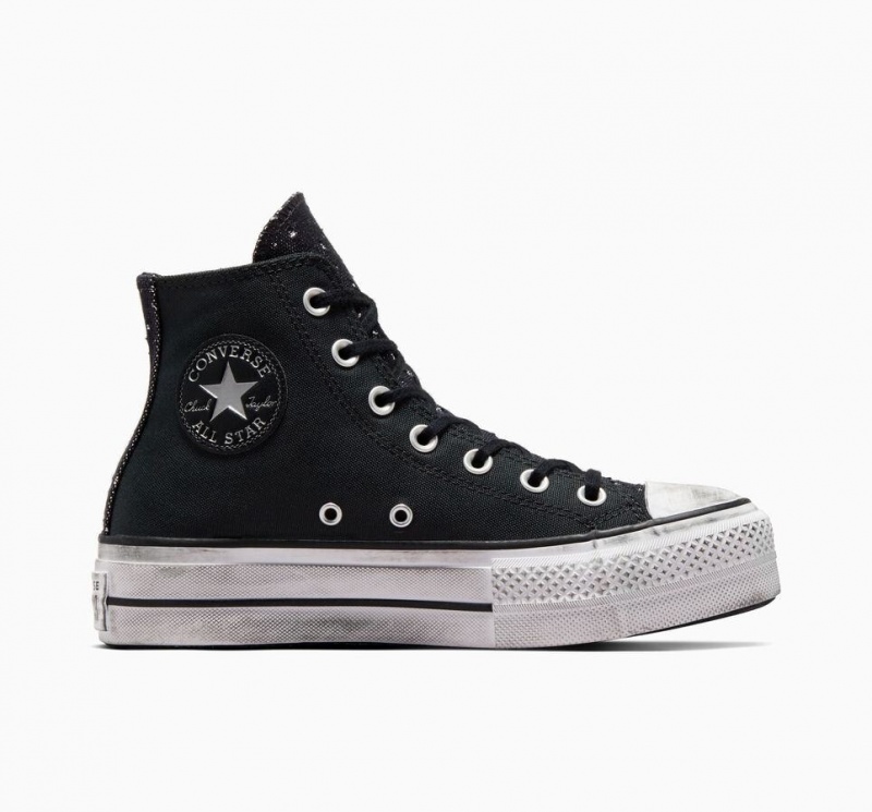 Baskets Montantes Converse Chuck Taylor All Star Lift Platform Chrome  | NQE-5609678