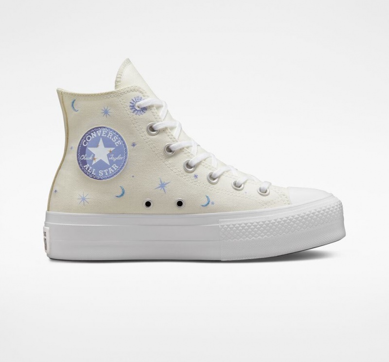 Baskets Montantes Converse Chuck Taylor All Star Lift Platform Celestial  | FPC-0334837