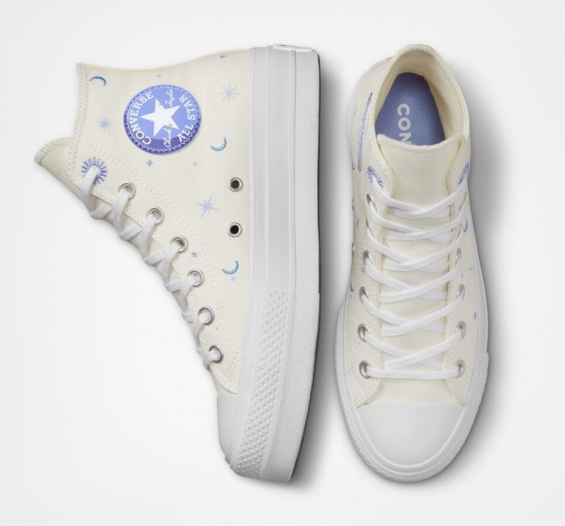 Baskets Montantes Converse Chuck Taylor All Star Lift Platform Celestial  | FPC-0334837